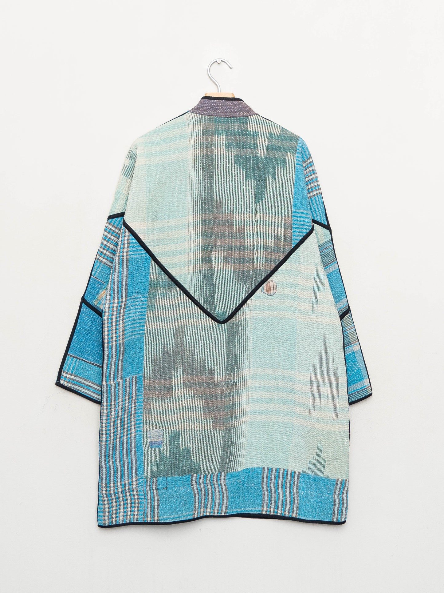 The Sai Quilted Patchwork Kantha Coat