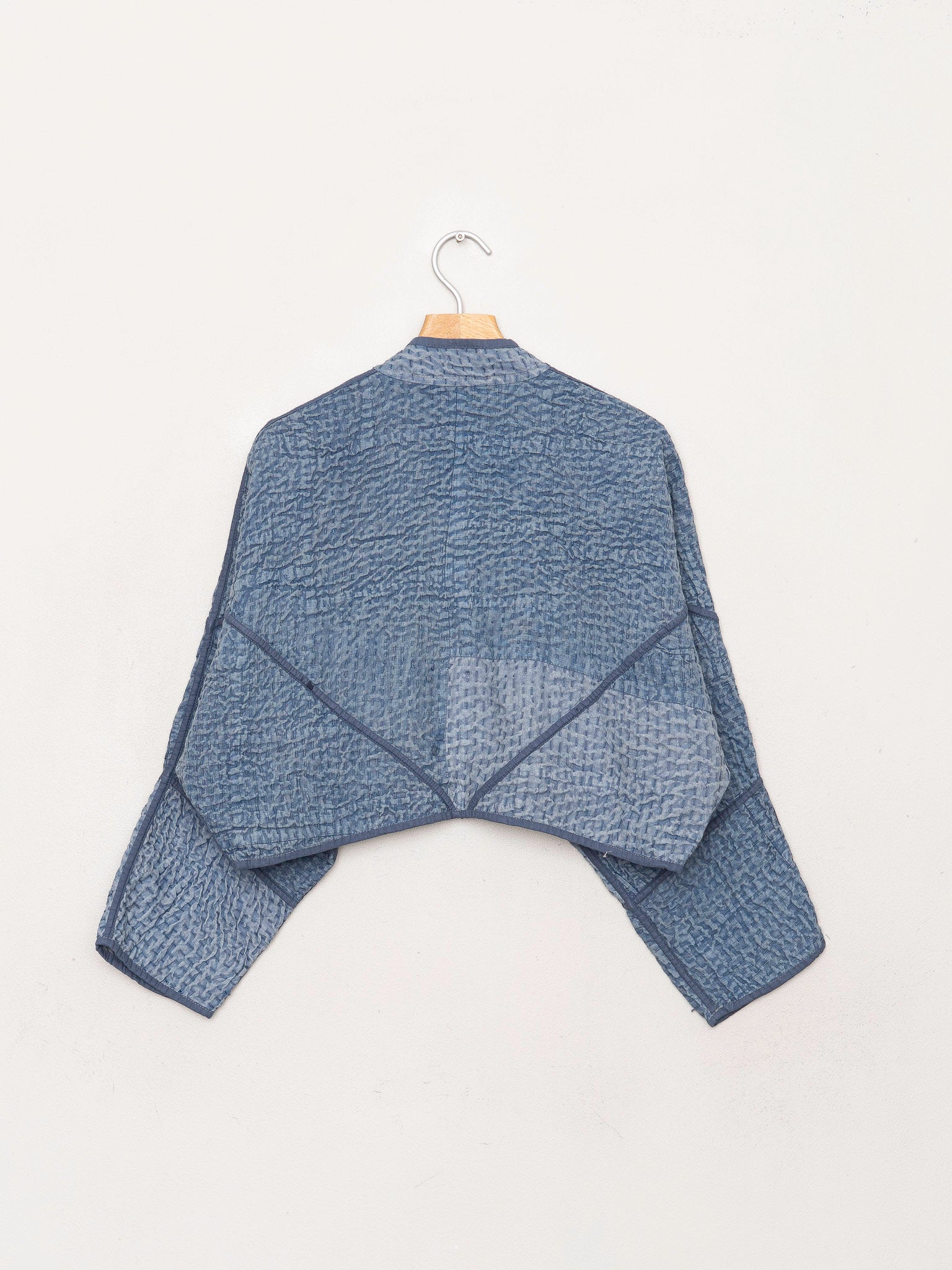 The Kaira Cropped Quilted Ralli Kantha Jacket