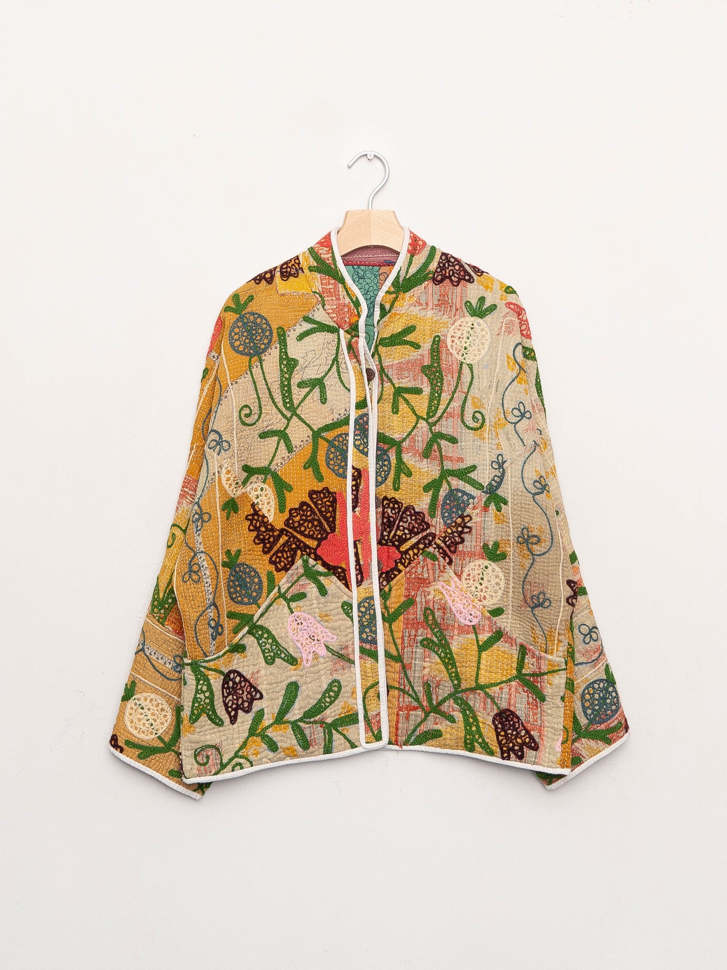 The Ladhiya Suzani Quilted Kantha Jacket