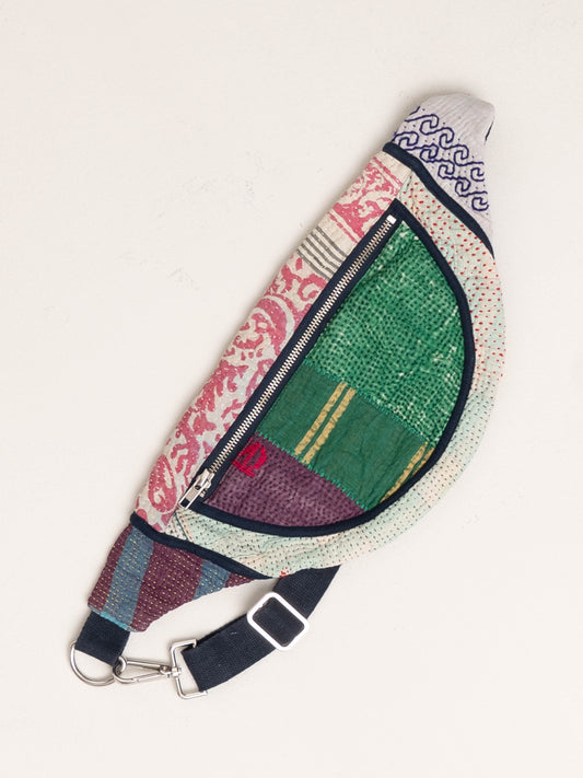 The Faiza Quilted Kantha Belt Bag