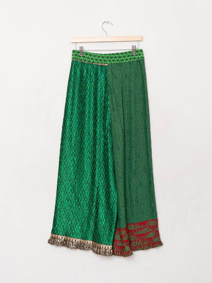 The Tanvi Upcycled Pleated Pant - Medium