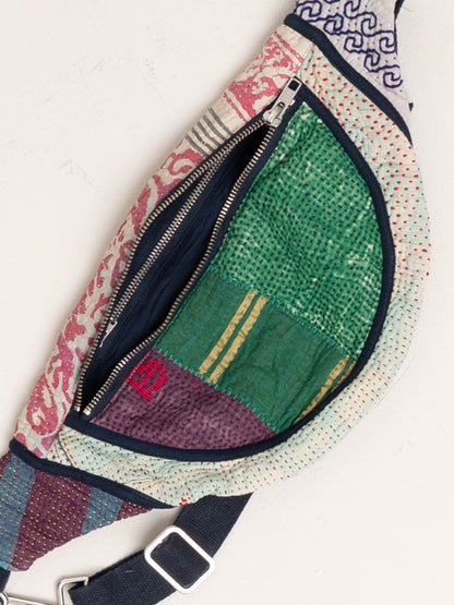 The Faiza Quilted Kantha Belt Bag