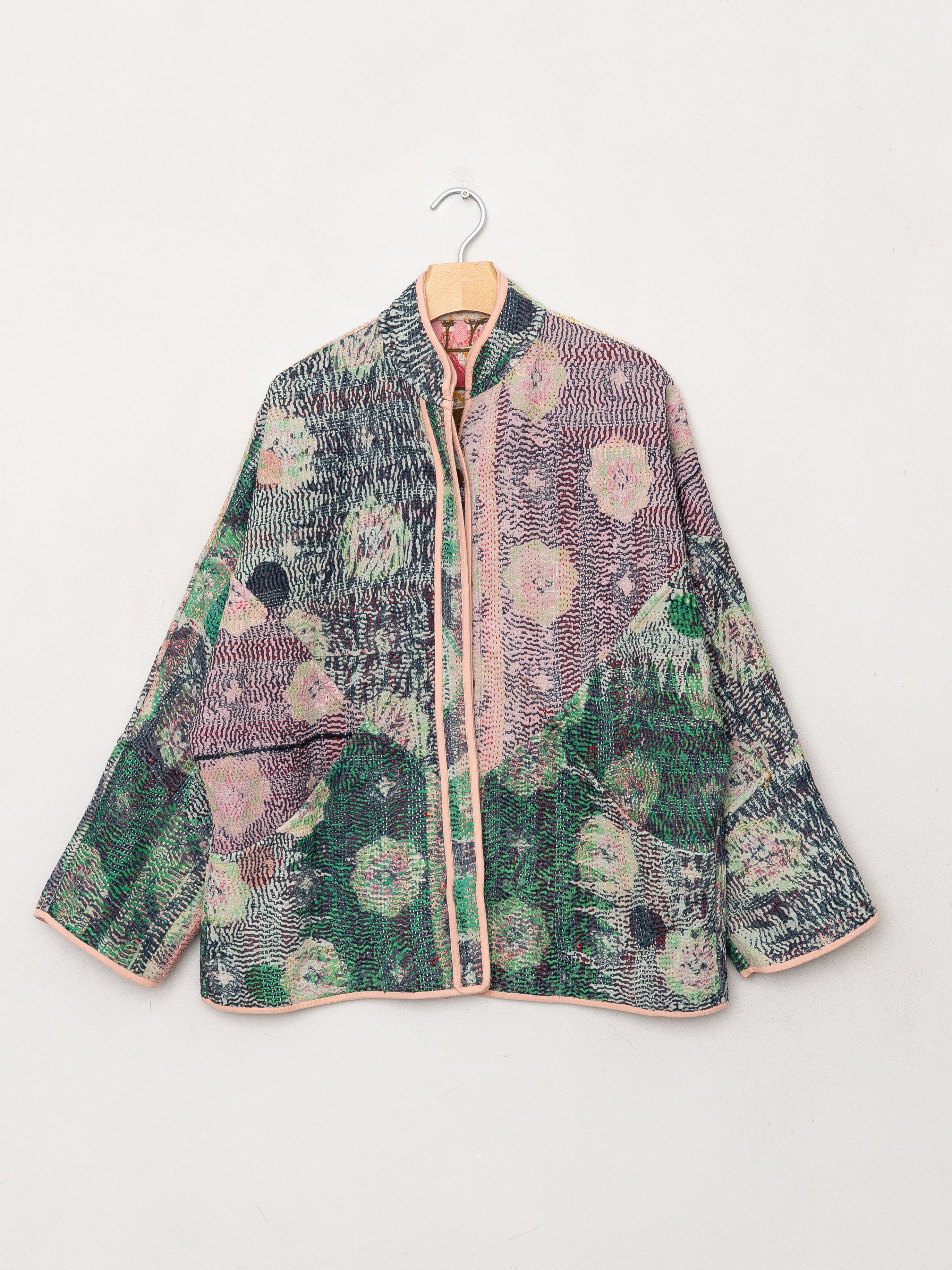 The Ladhiya Suzani Quilted Kantha Jacket