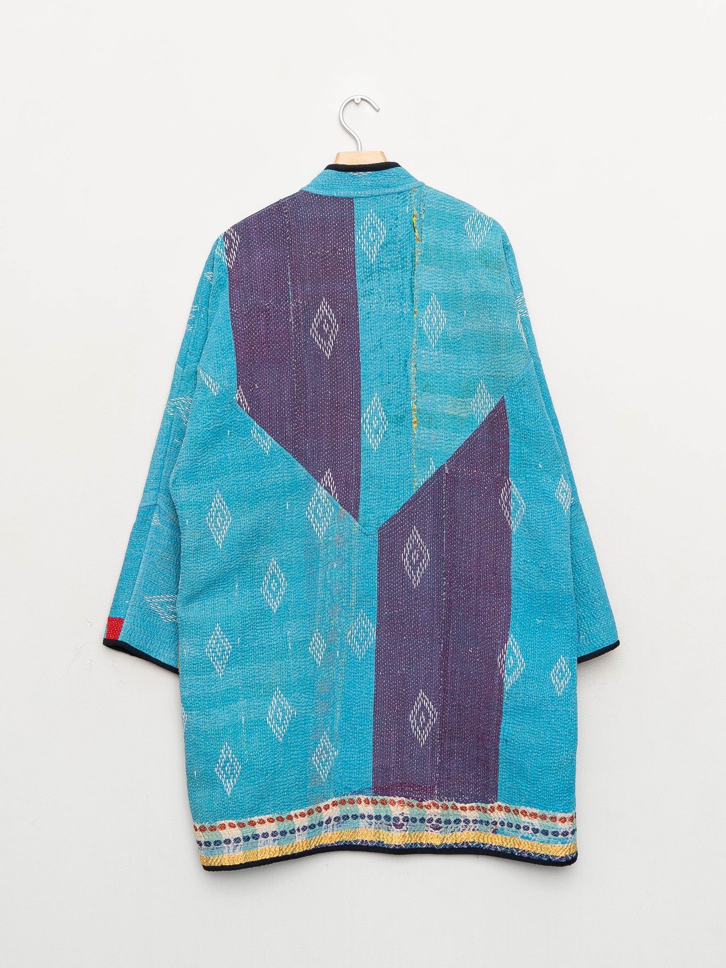 The Sai Quilted Patchwork Kantha Coat