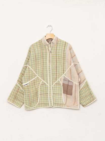 The Ladhiya Quilted Patchwork Kantha Jacket