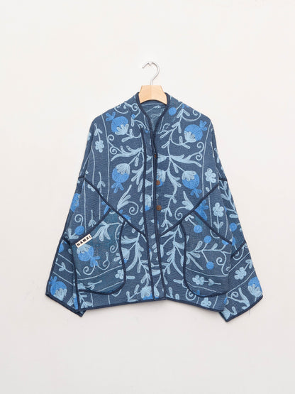 The Ladhiya Suzani Quilted Kantha Jacket