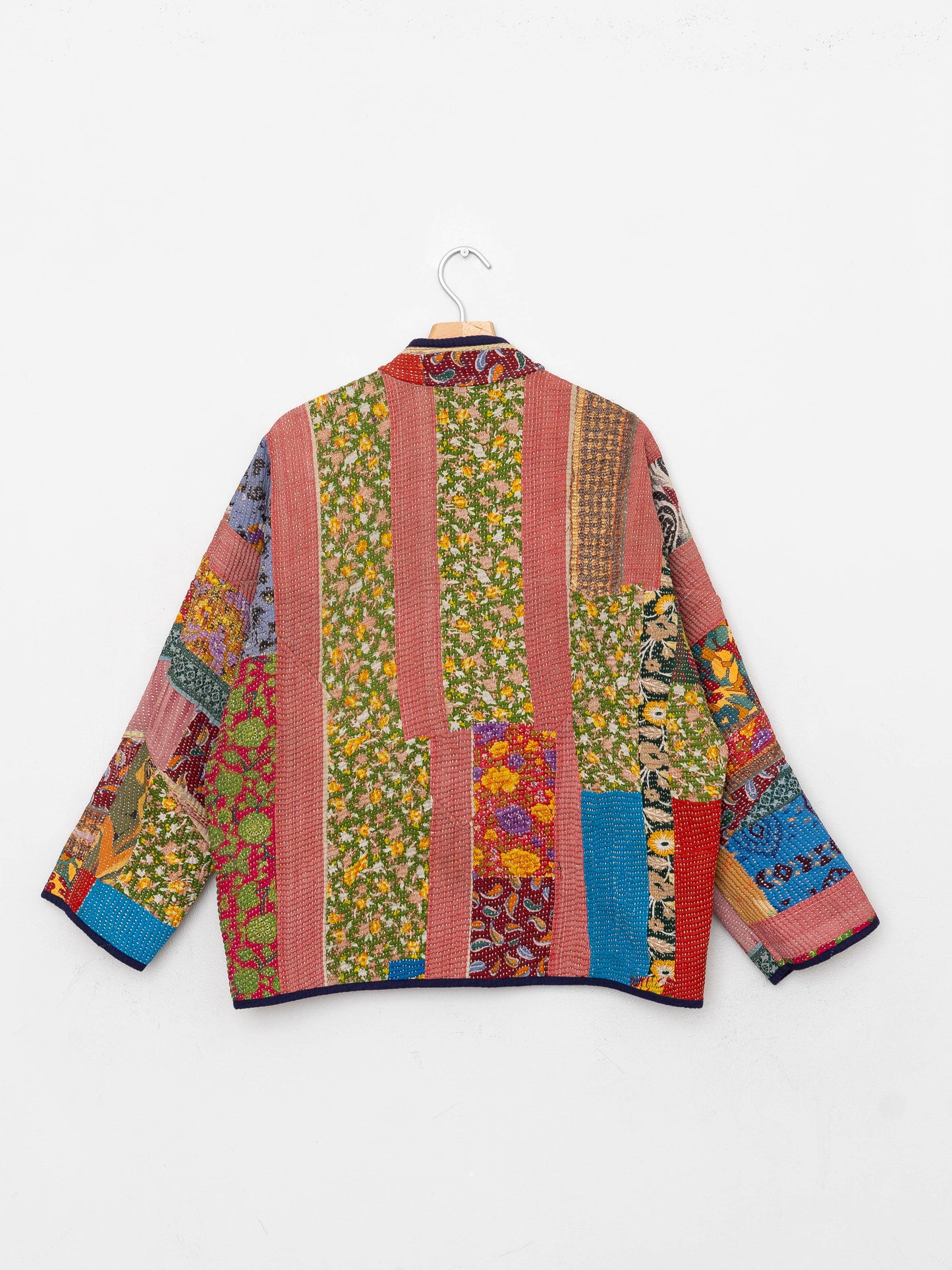 The Ladhiya Quilted Patchwork Kantha Jacket