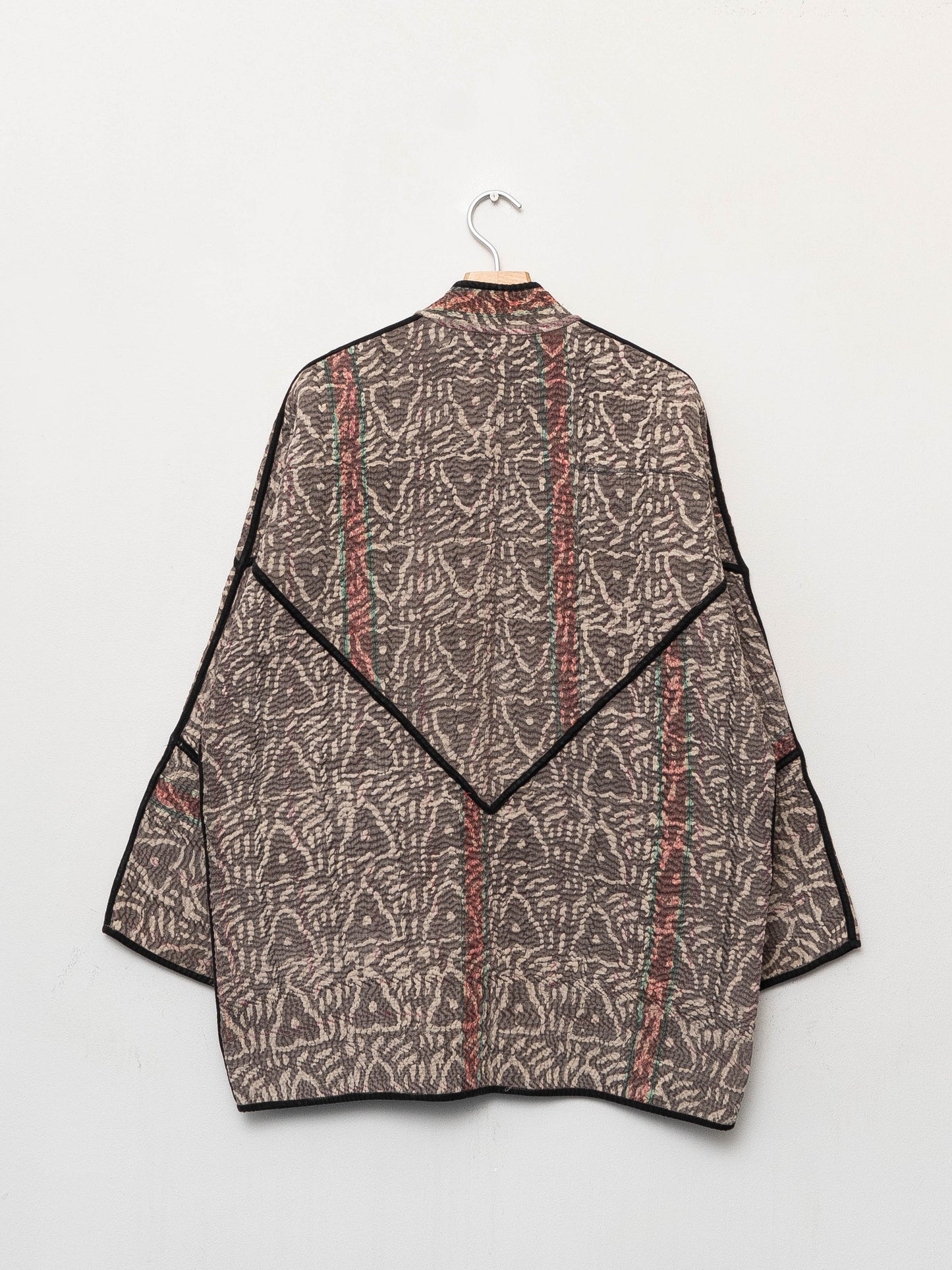 The Narmada Quilted Plant Dyed Kantha Jacket