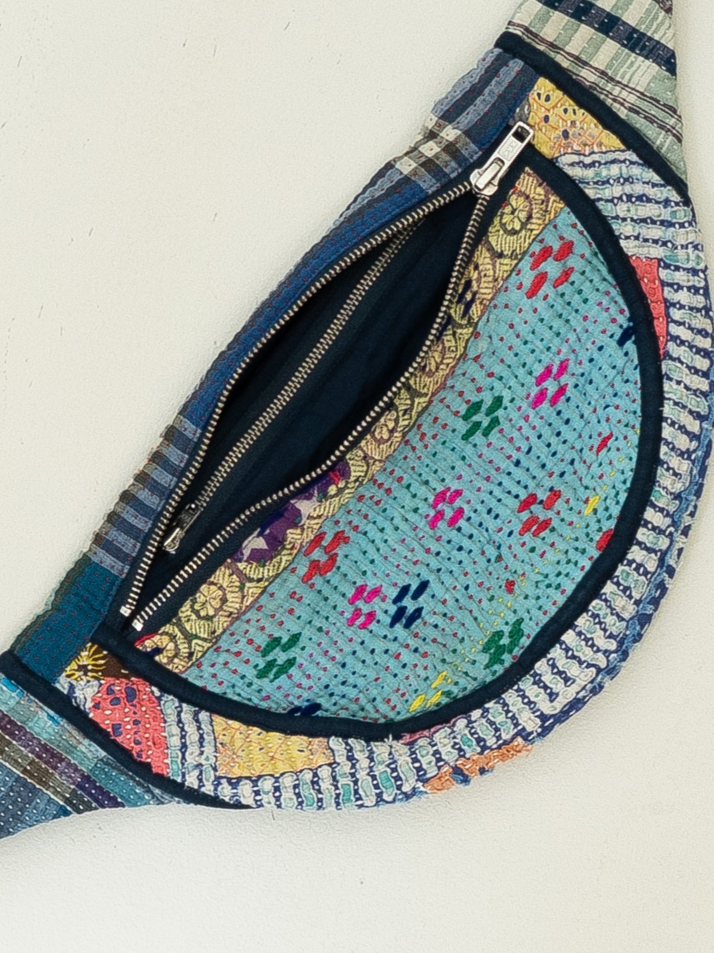 The Faiza Quilted Kantha Belt Bag