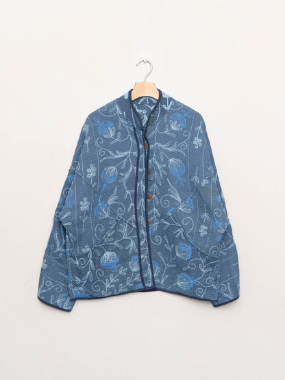 The Ladhiya Suzani Quilted Kantha Jacket