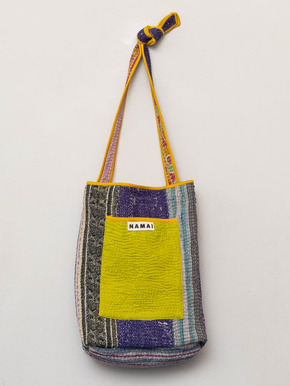 The Xoti II Zero-Waste Quilted Kantha Bag