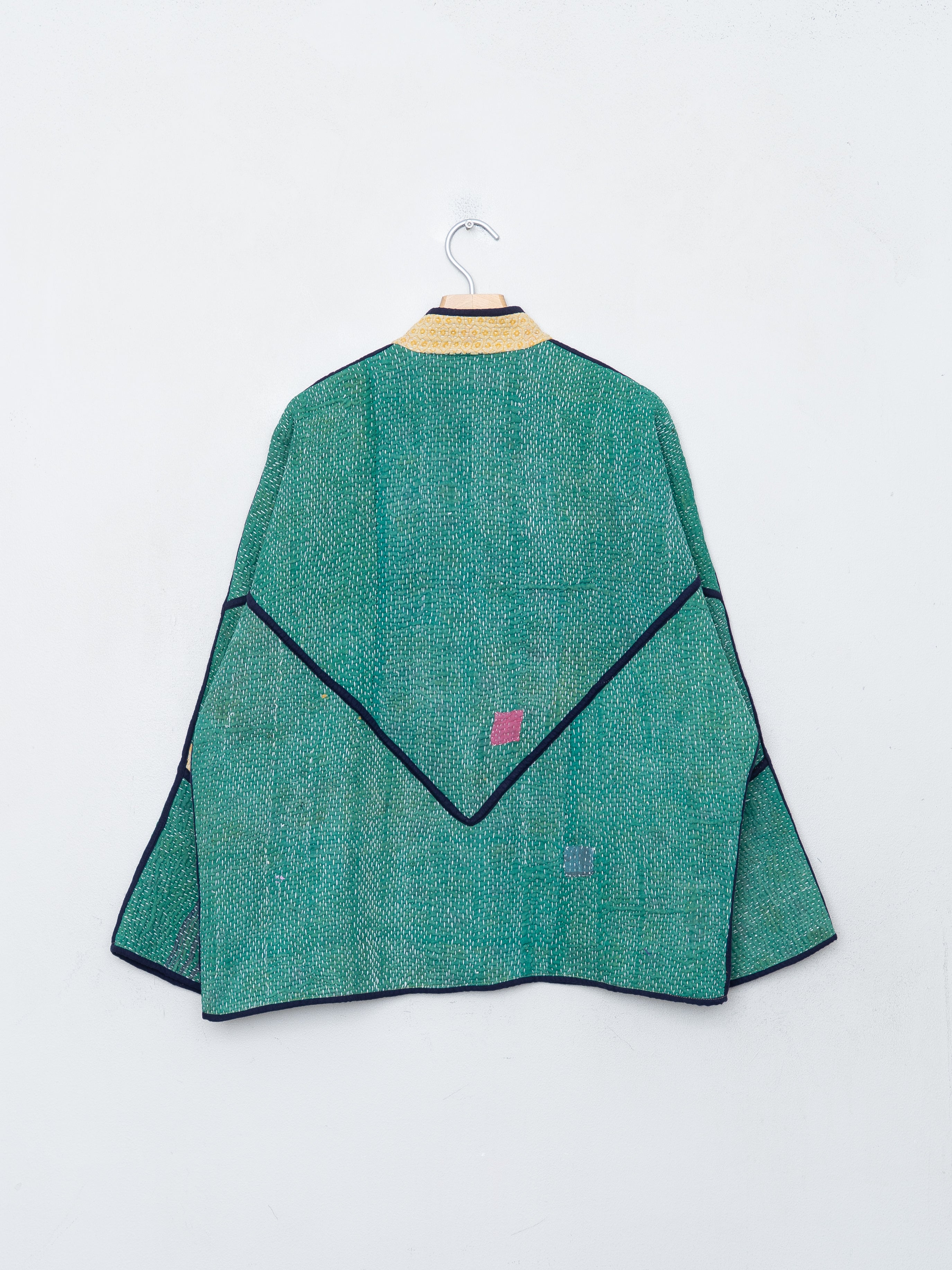 The Ladhiya Quilted Patchwork Kantha Jacket