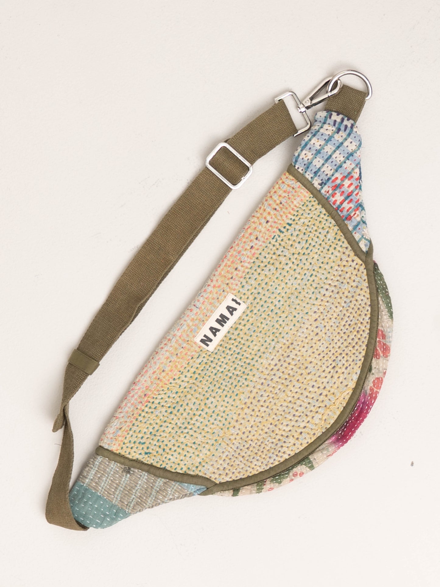 The Faiza Quilted Kantha Belt Bag