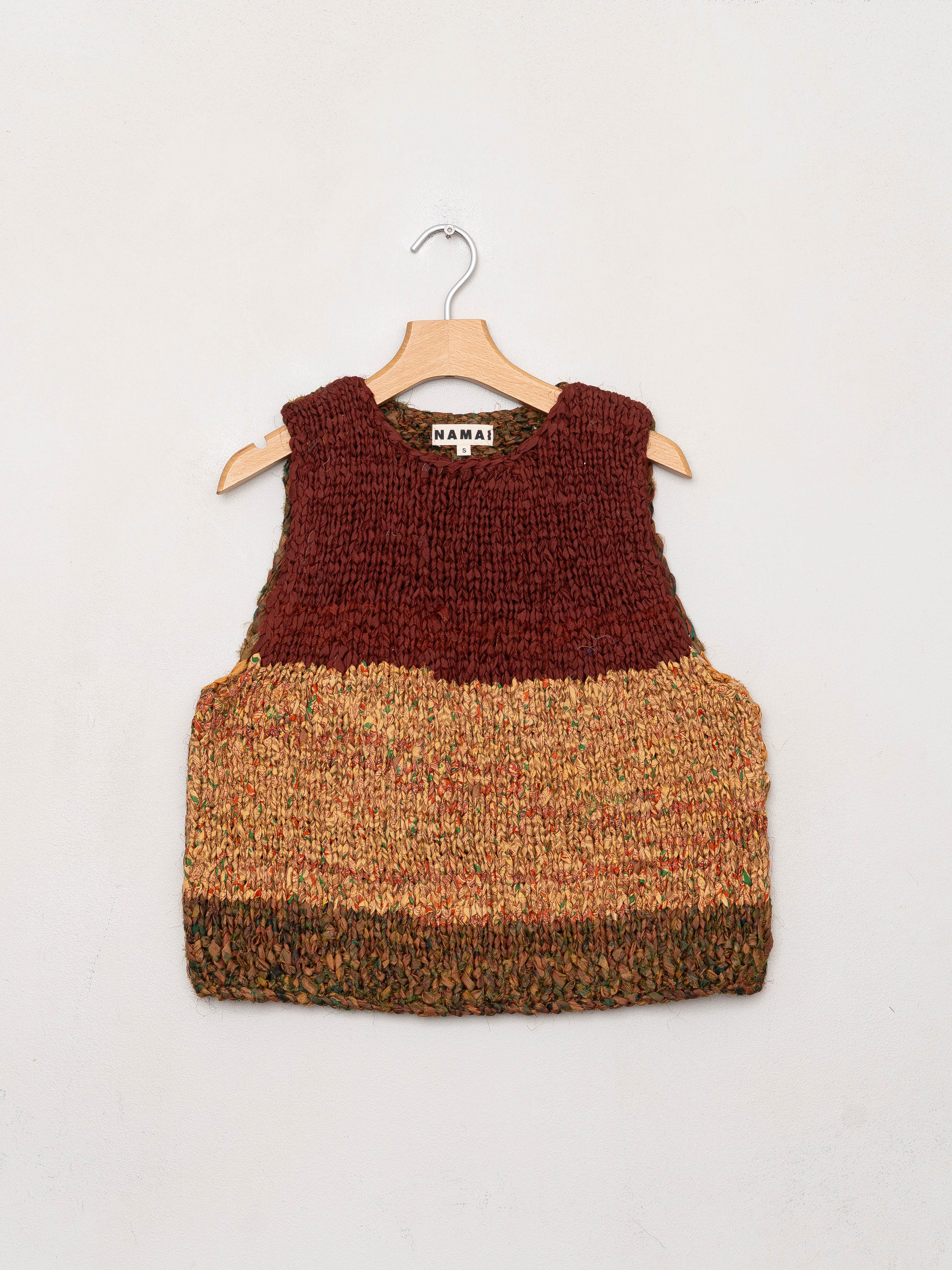 The Vishnu Knitted Vest - Small - Recycled Silk