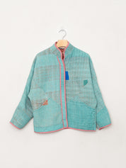 The Ladhiya Petite Quilted Patchwork Kantha Jacket