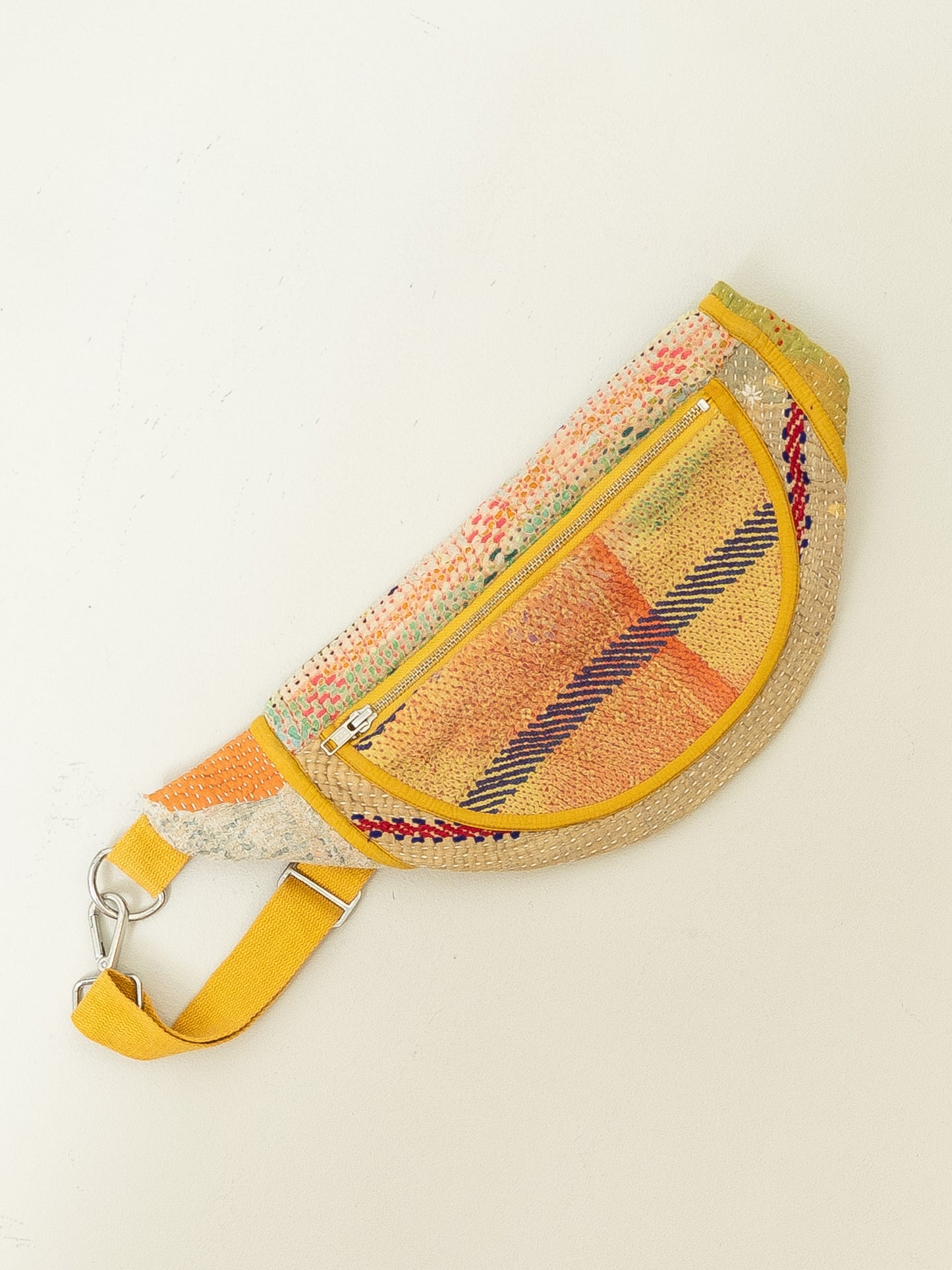 The Faiza Quilted Kantha Belt Bag