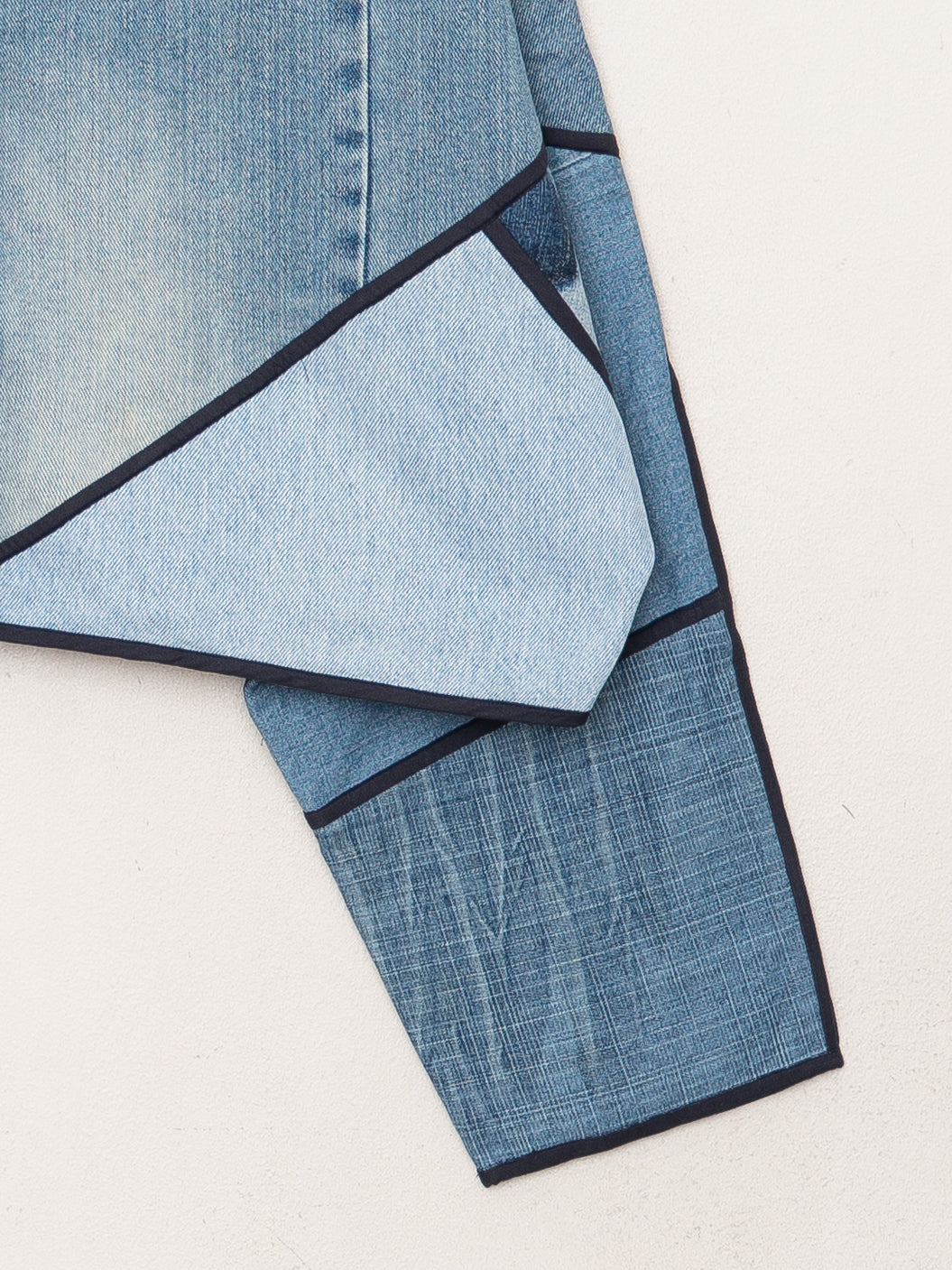 The Kaira Cropped Denim Jacket - Large
