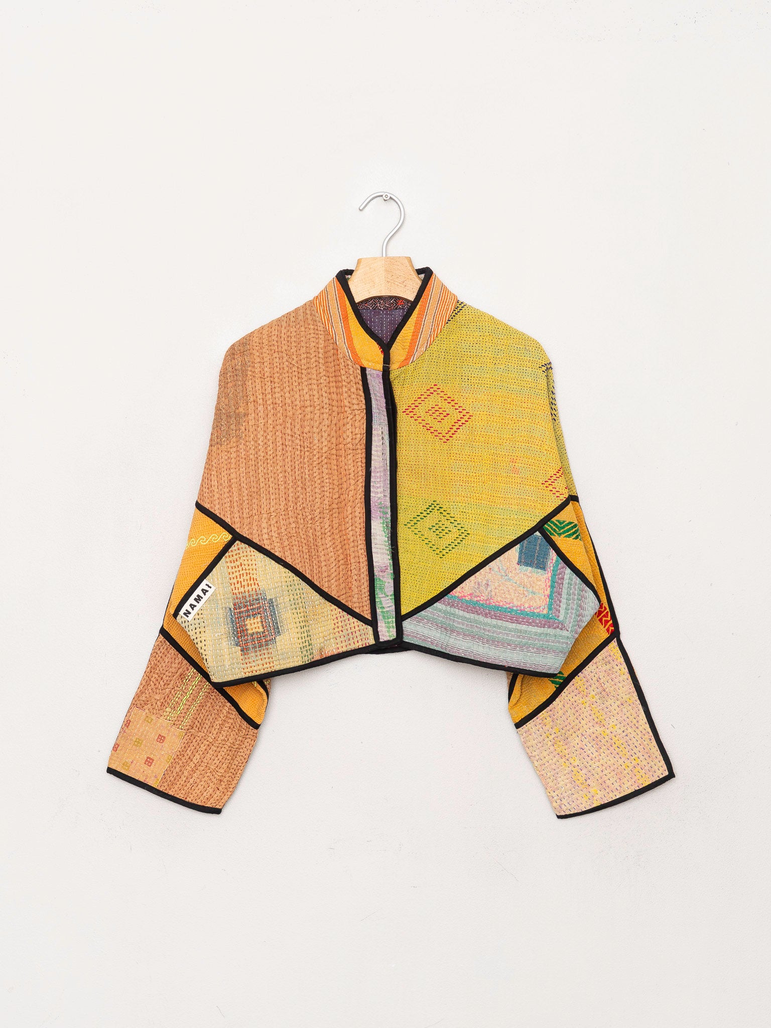 The Kaira Cropped Quilted Patchwork Kantha Jacket Wholesale