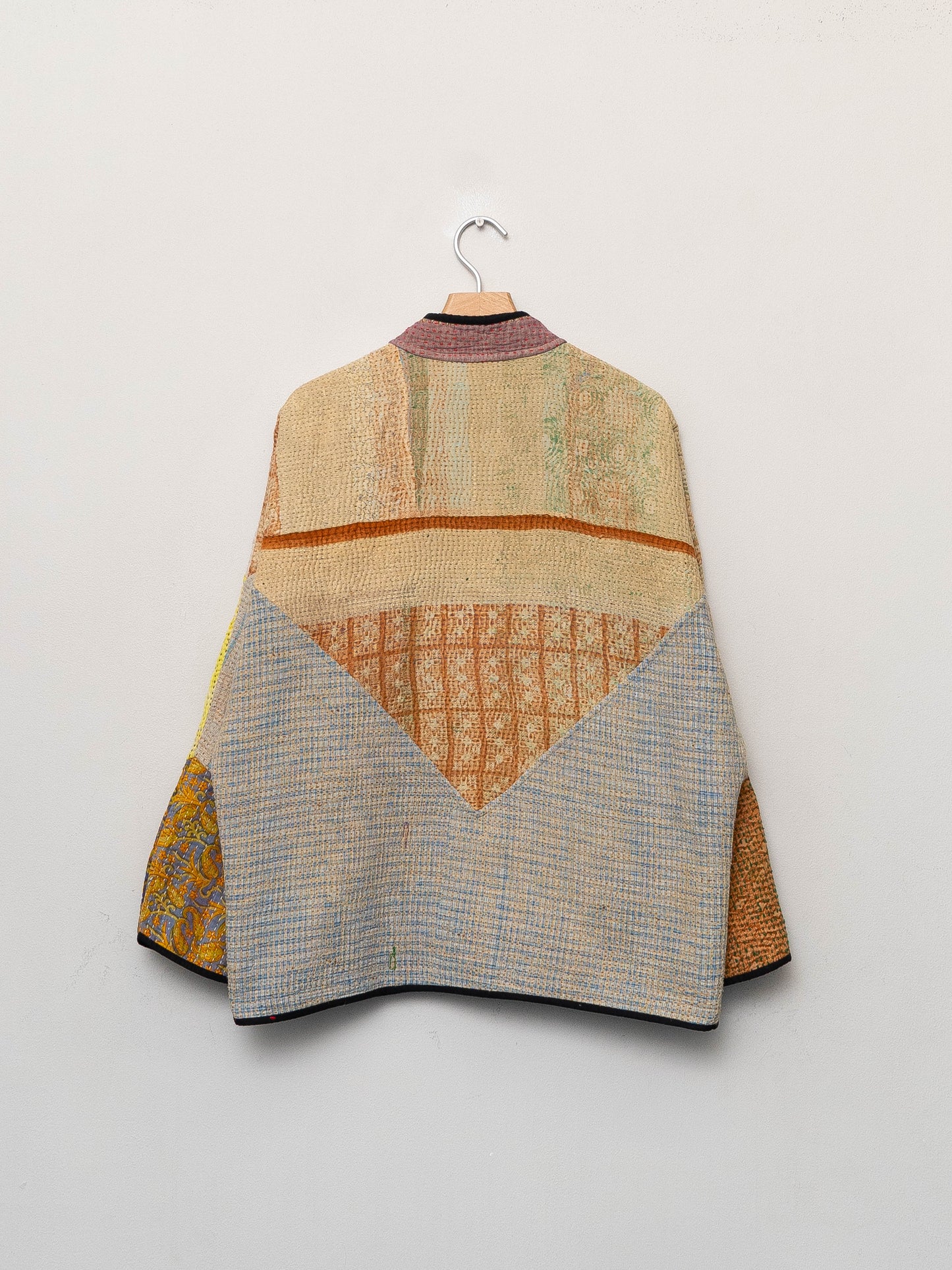 The Ladhiya Quilted Patchwork Kantha Jacket