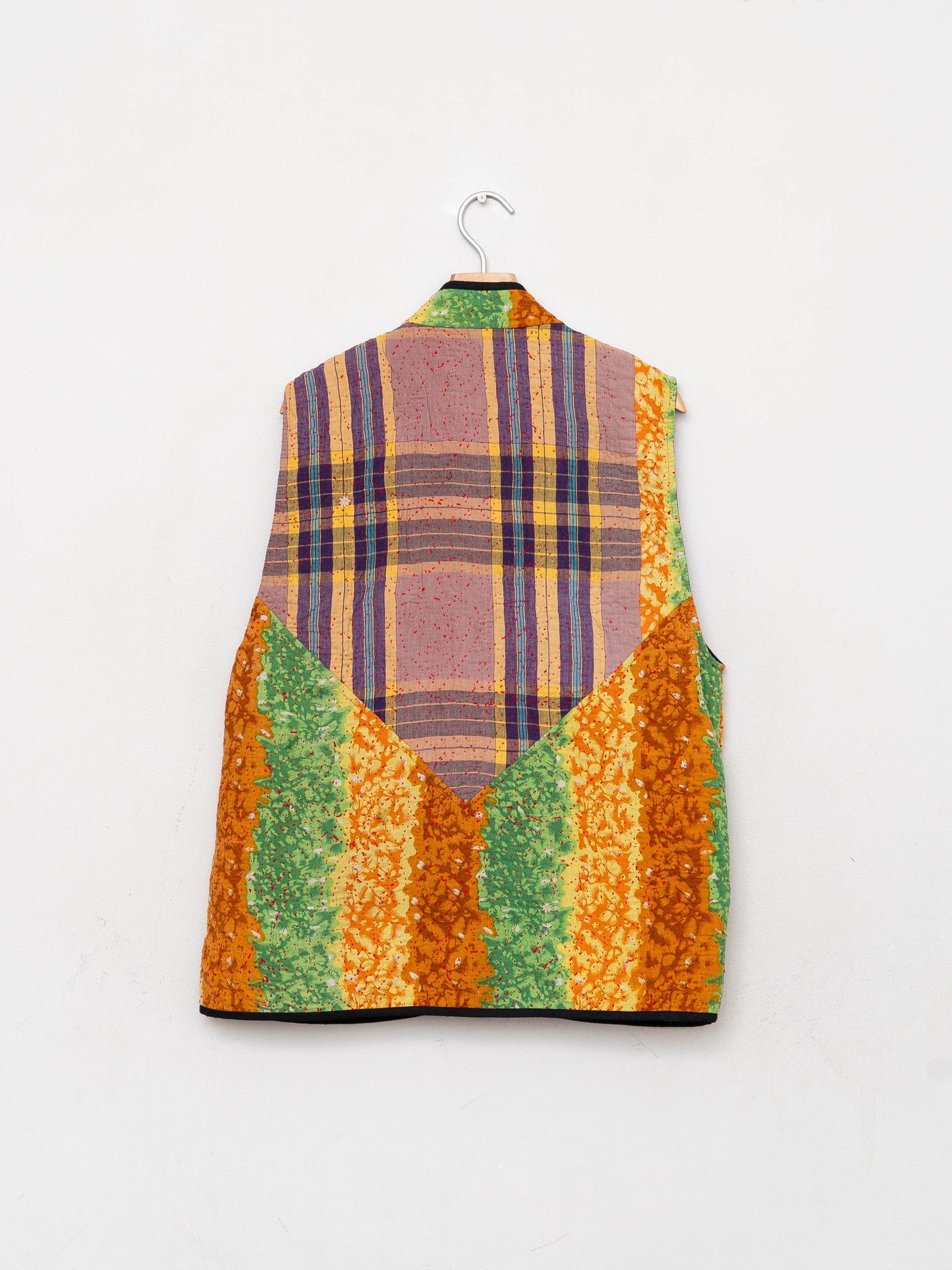 The Ladhiya Quilted Patchwork Kantha Vest