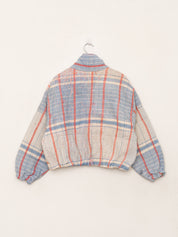 The Shira Quilted Puffer Bomber Jacket