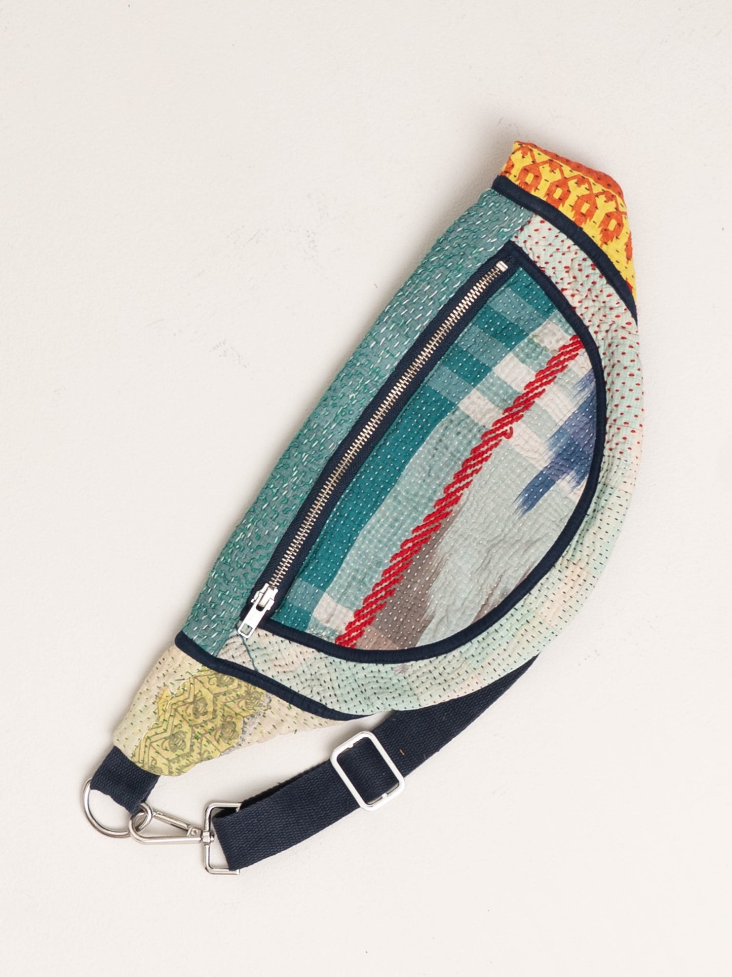 The Faiza Quilted Kantha Belt Bag