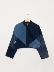 The Kaira Cropped Denim Jacket - Small