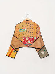 The Kaira Cropped Quilted Patchwork Kantha Jacket Wholesale