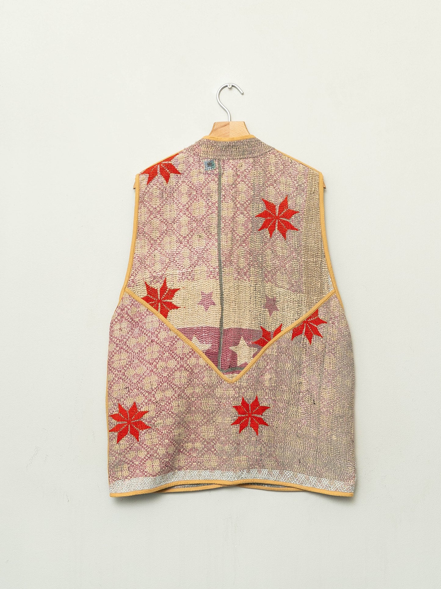 The Ladhiya Quilted Patchwork Kantha Vest