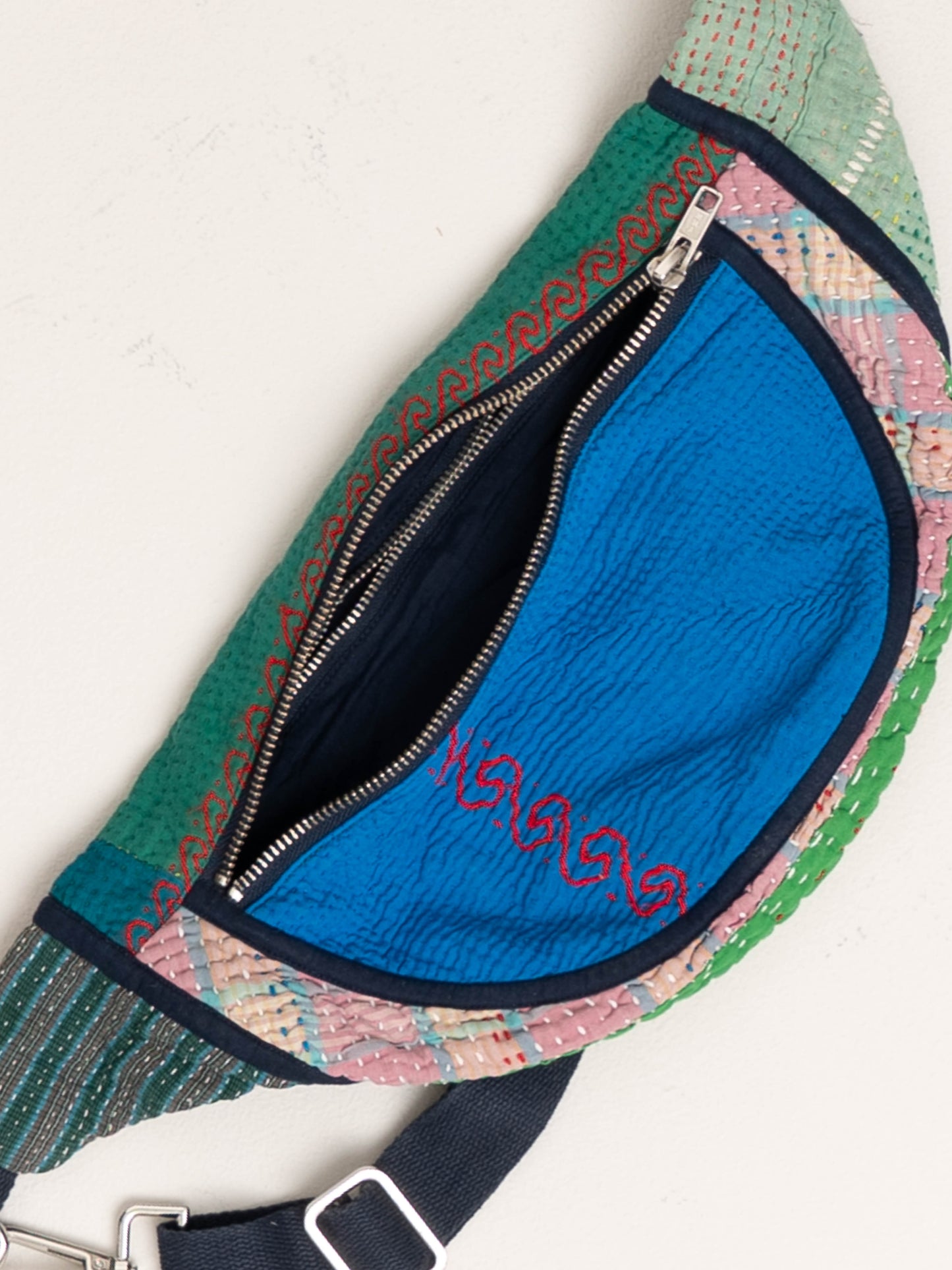 The Faiza Quilted Kantha Belt Bag