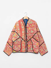 The Ladhiya Quilted Patchwork Kantha Jacket