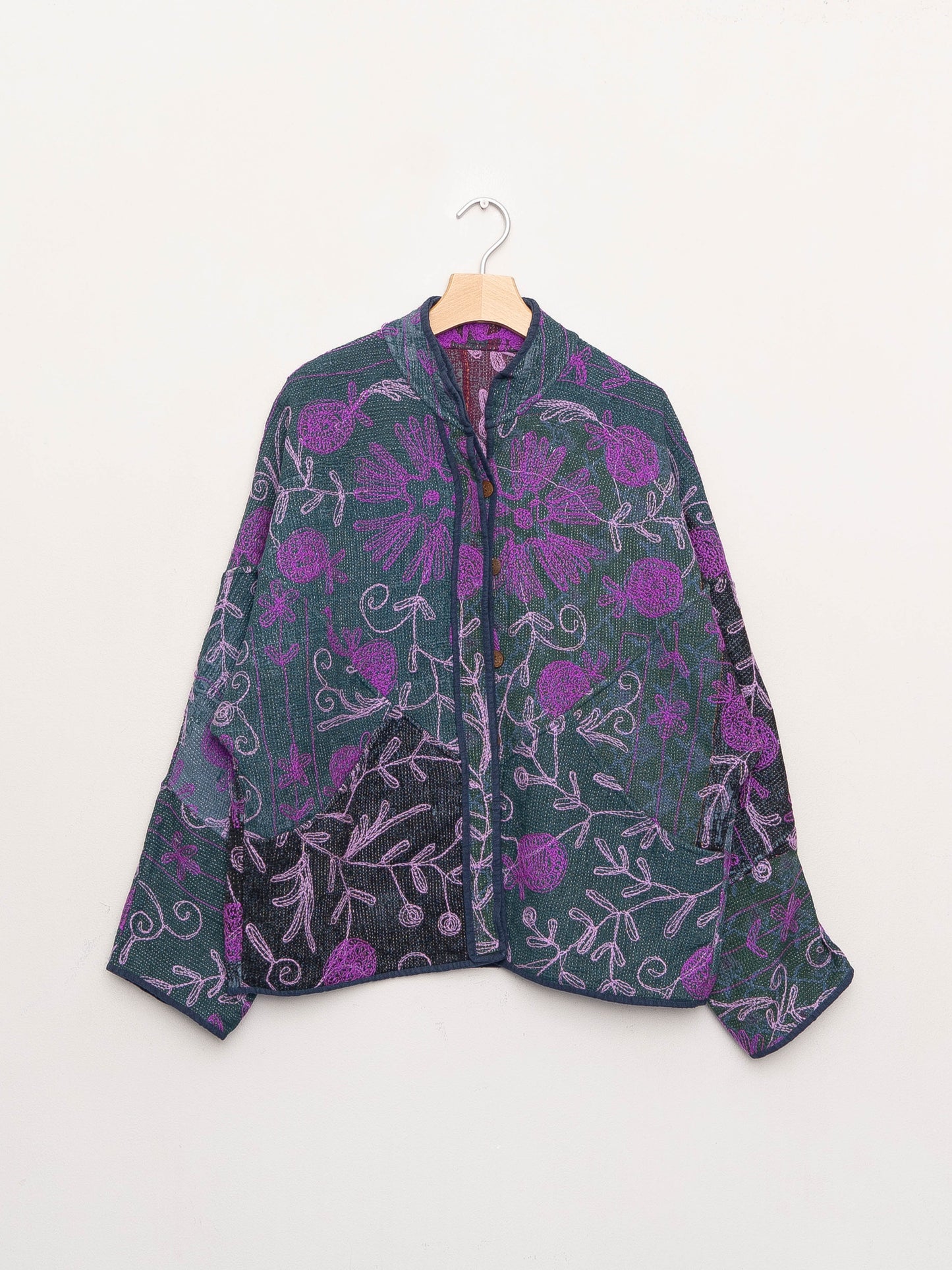 The Ladhiya Suzani Quilted Kantha Jacket