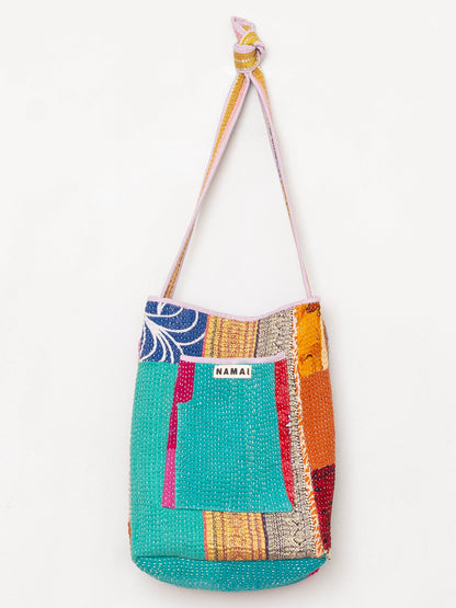 The Xoti II Zero-Waste Quilted Kantha Bag