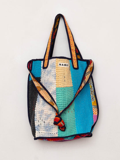 The Xoti II Zero-Waste Quilted Kantha Bag