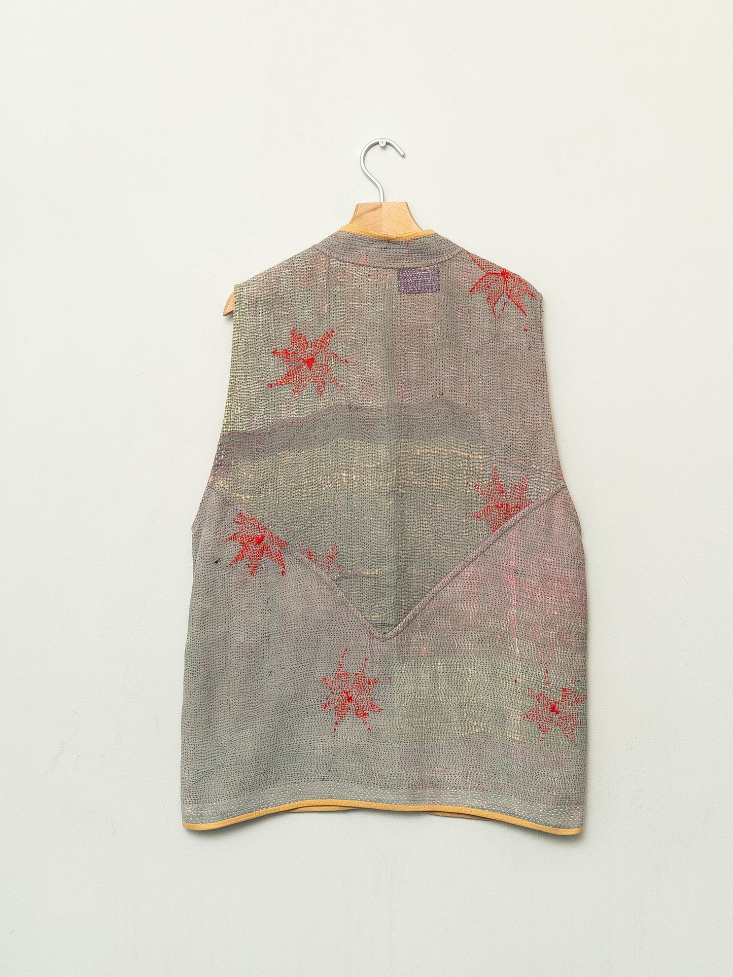 The Ladhiya Quilted Patchwork Kantha Vest