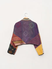 The Kaira Cropped Quilted Patchwork Kantha Jacket Wholesale