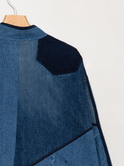 The Kaira Cropped Denim Jacket - Large