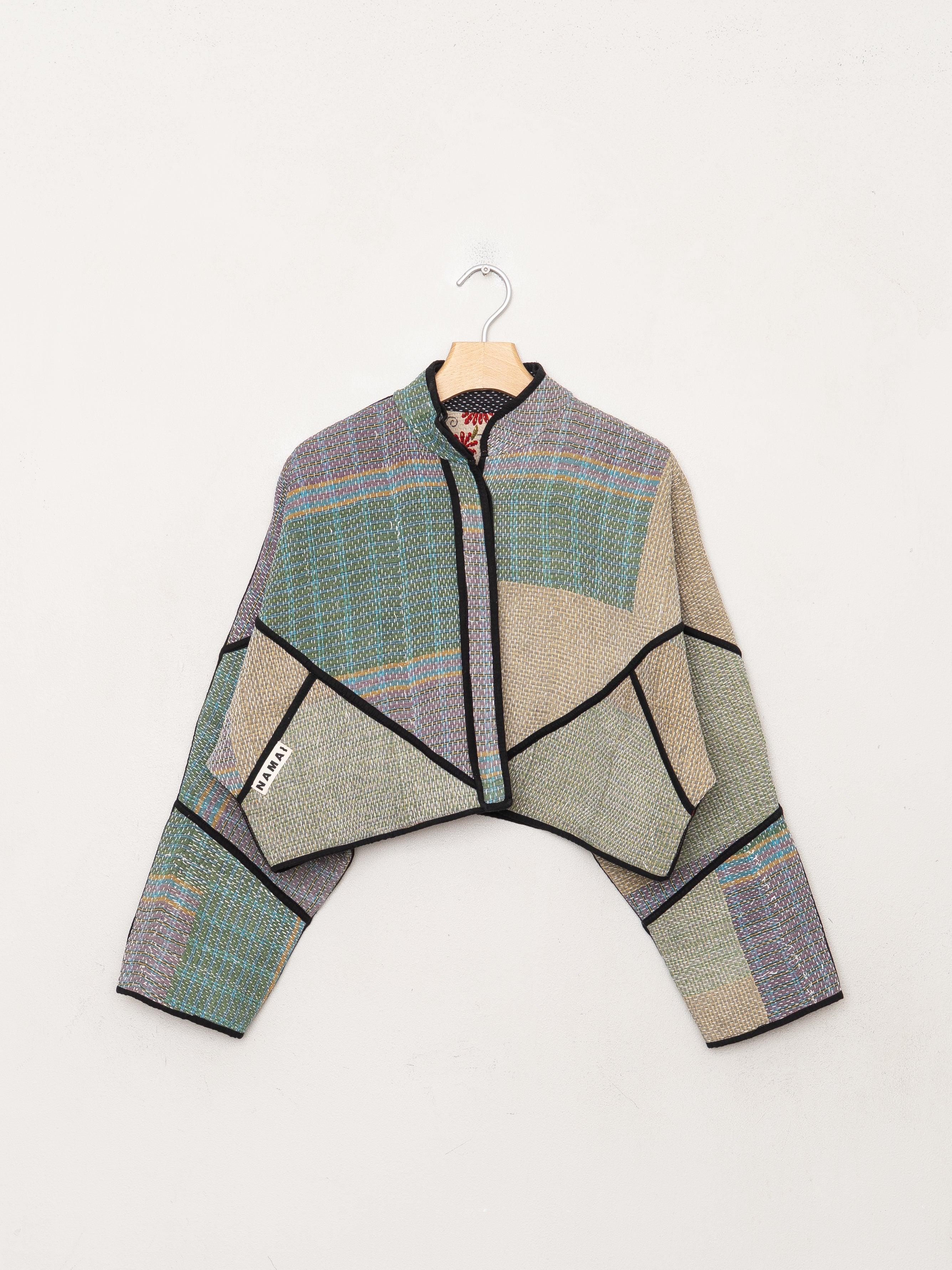 The Kaira Cropped Quilted Patchwork Kantha Jacket Wholesale