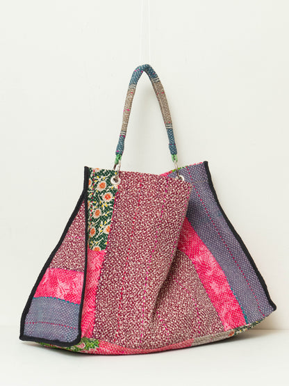 The Sakshi Patchwork Quilted Shoulder Bag