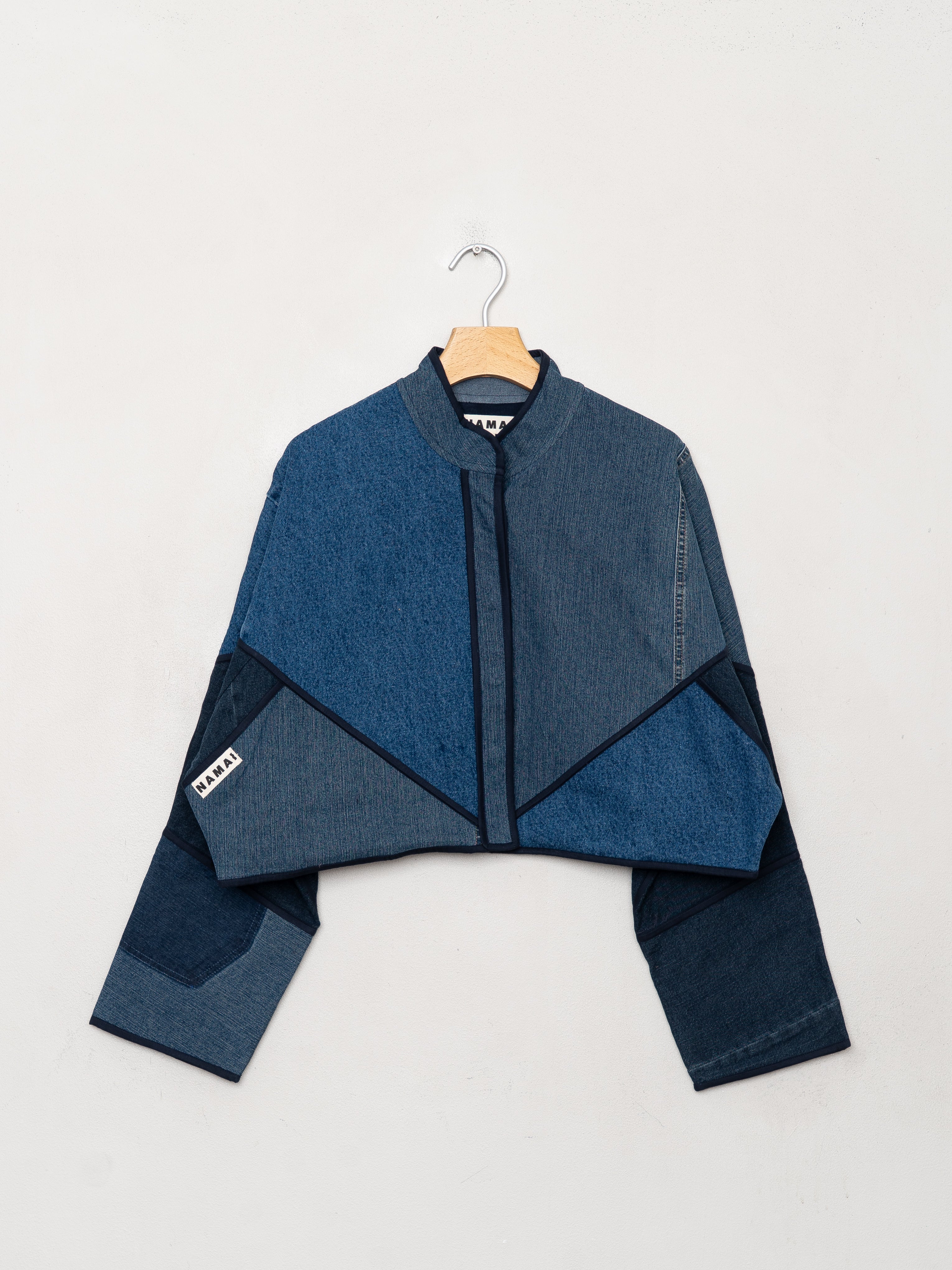 The Kaira Cropped Denim Jacket - Large - Wholesale