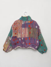 The Shira Quilted Puffer Bomber Jacket
