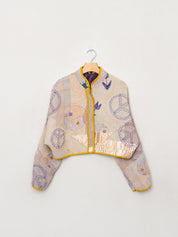 The Kaira Cropped Suzani Quilted Kantha Jacket Wholesale