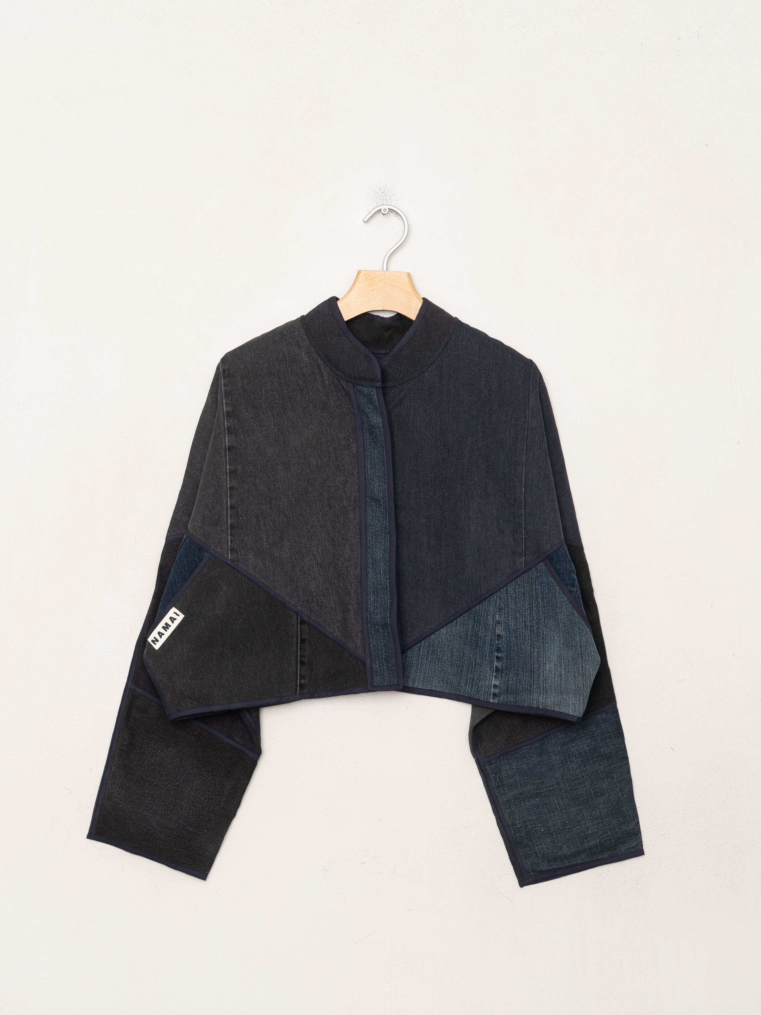 The Kaira Cropped Denim Jacket - Large - Wholesale
