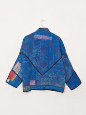 The Ladhiya Petite Quilted Patchwork Kantha Jacket