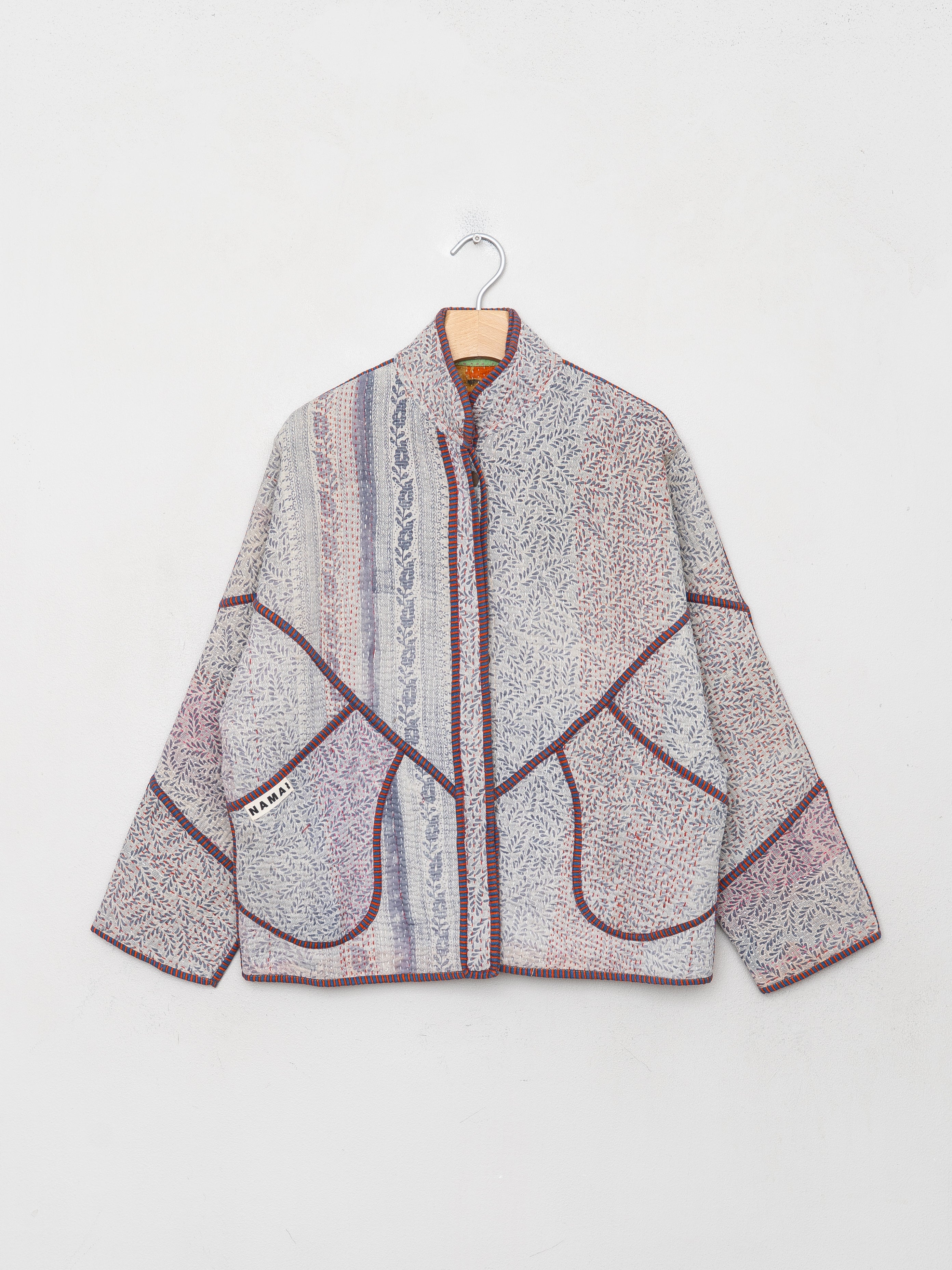 The Ladhiya Petite Quilted Patchwork Kantha Jacket