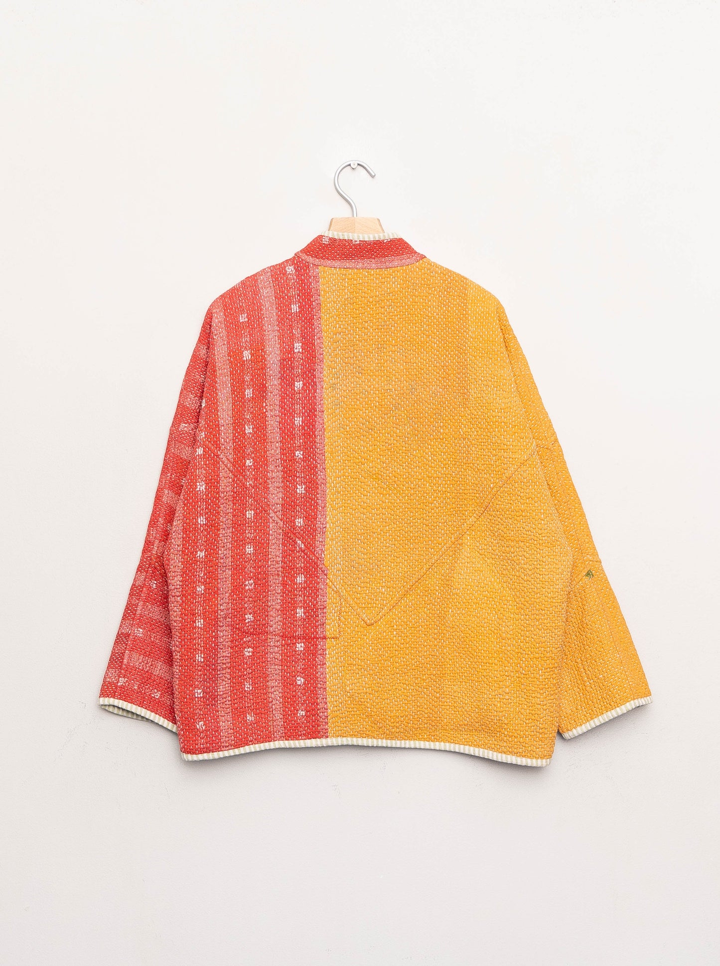 The Ladhiya Quilted Patchwork Kantha Jacket