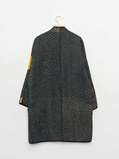 The Sai Quilted Patchwork Kantha Coat