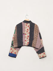 The Kaira Cropped Quilted Patchwork Kantha Jacket Wholesale