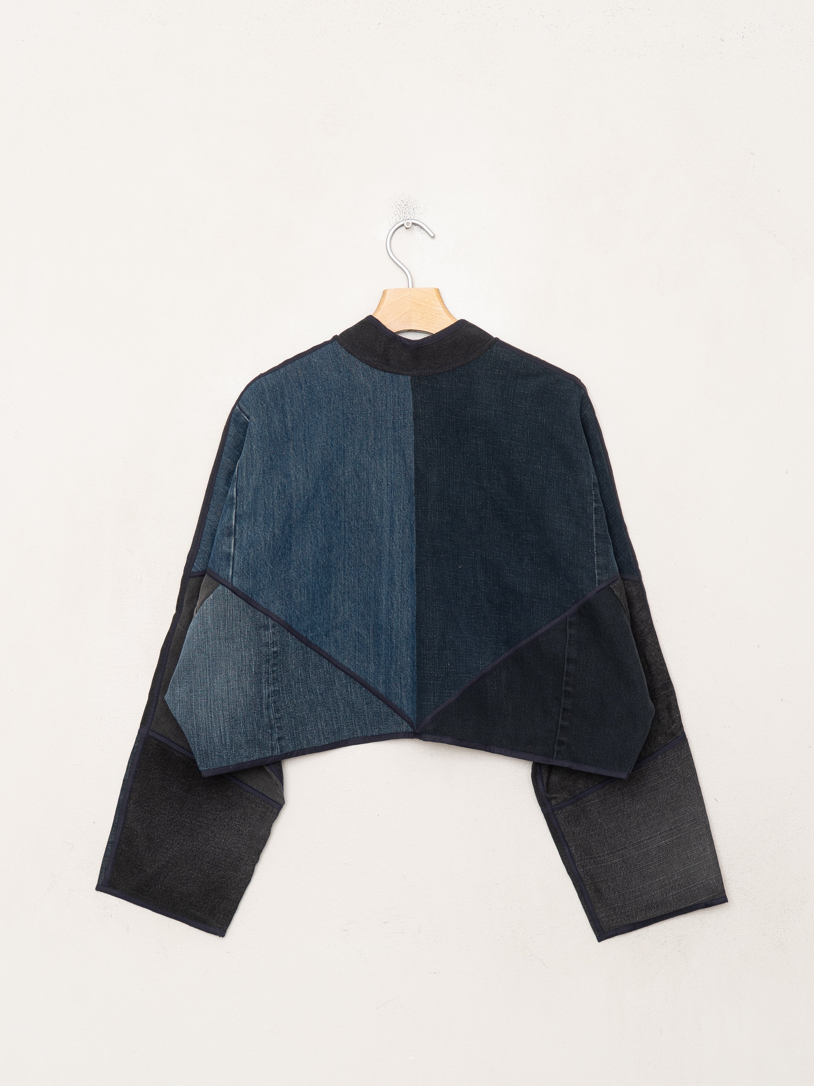 The Kaira Cropped Denim Jacket - Large - Wholesale