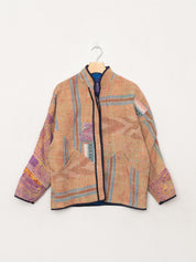 The Ladhiya Petite Quilted Patchwork Kantha Jacket